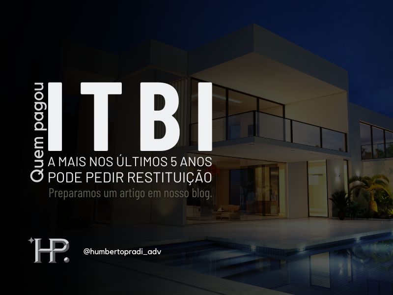 Você pode ter direito à restituição de ITBI