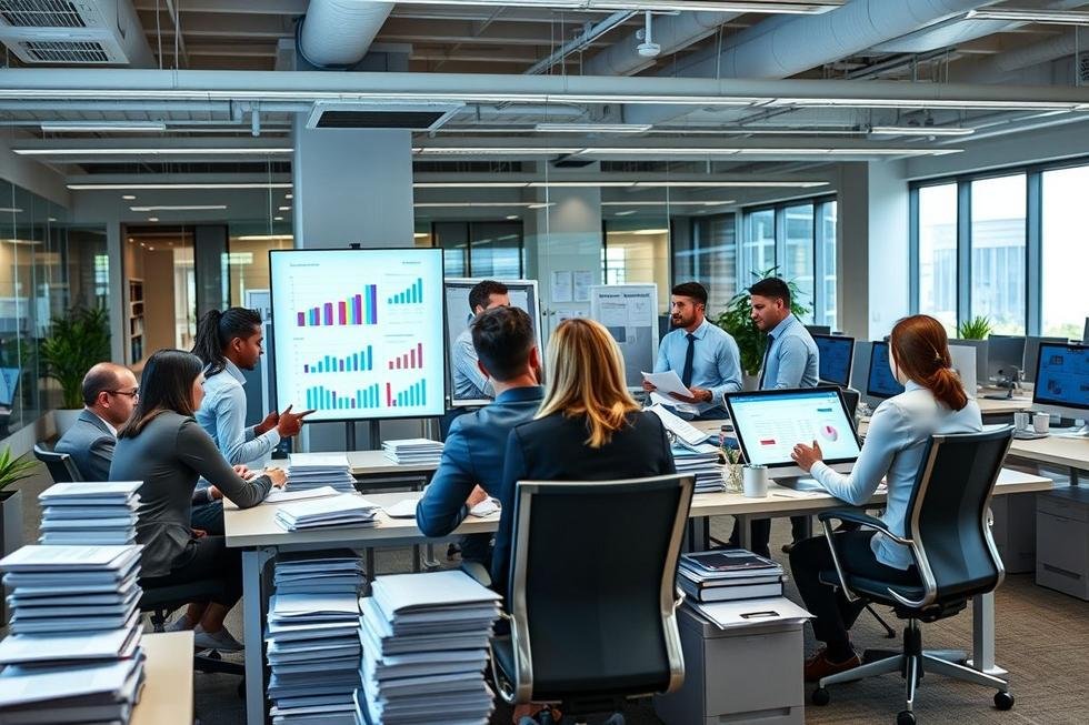 Ambiente profissional voltado para a recuperação tributária.